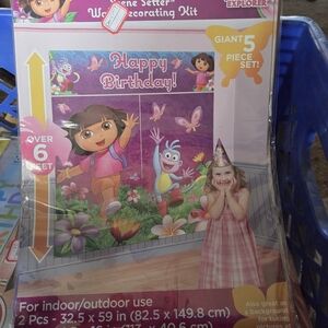 Happy Birthday Wall Decorating Kit - Purple